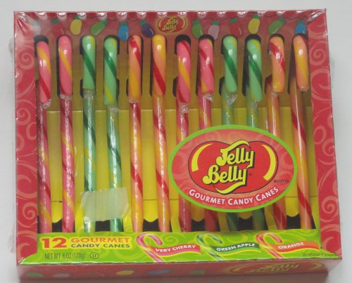 Jelly Belly Gourmet Candy Canes Pack of 12 logo