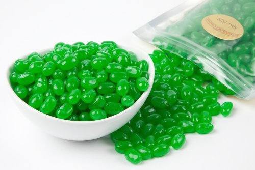 Jelly Belly Green Apple Jelly Beans (1 Pound Bag) – Green logo