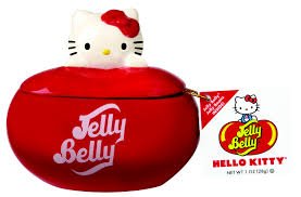Jelly Belly Hello Kitty Bean-shaped Candy Dish logo