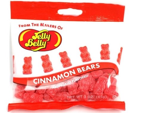 Jelly Belly Hot Cinnamon Bears 3.0 Ounce Bags (Pack of 12) logo