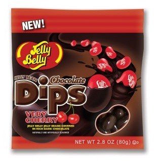 Jelly Belly Jelly Bean Chocolate Dips – Very Cherry – 2.8 Oz Bag (Pack of 12) logo