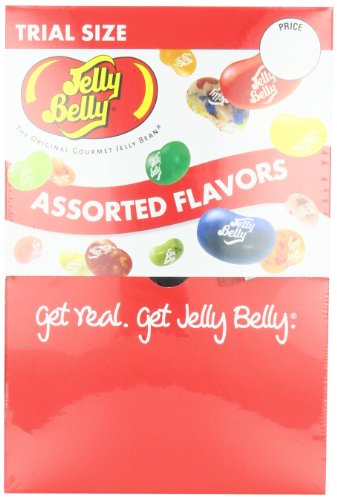 Jelly Belly Jelly Beans, Assorted Flavors, 0.35 ounce Bags (Pack of 80) logo