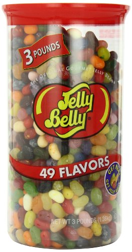 Jelly Belly Jelly Beans, Assorted Flavors, 3-pound Tub logo