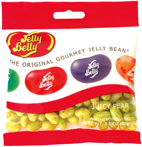 Jelly Belly Juicy Pear 12 Pack of 3.5oz Bags logo