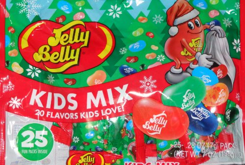 Jelly Belly Kids Mix 20 Flavors Kids Love 25 .28 Oz Fun Packs logo