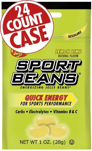 Jelly Belly Lemon Lime Sport Beans Candy, 1 Ounce — 24 Per Case. logo