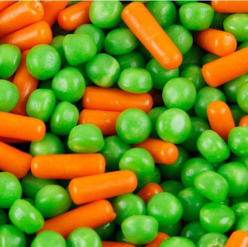Jelly Belly Peas & Carrots Mellocreme Mix – 1lb Bag logo