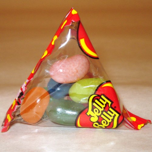 Jelly Belly Pyramid Bags (quantity=100) logo