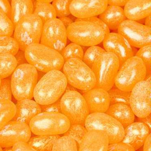 Jelly Belly Shimmer Pearlescent Jewel Orange Jelly Beans 5lb Bag logo