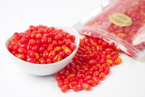 Jelly Belly Sizzling Cinnamon Jelly Beans (1 Pound Bag) – Red logo