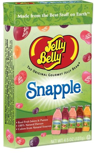 Jelly Belly Snapple Mix – 4.5 Oz Flip Top Box logo