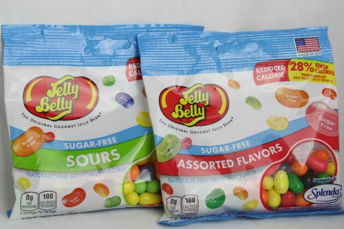 Jelly Belly Sugar Free 2 Packs Of Jelly Beans – 1 Pack Assorted Flavors & 1 Pack Sours logo