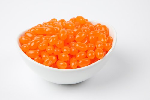 Jelly Belly Sunkist Tangerine Jelly Beans (5 Pound Bag) – Orange logo