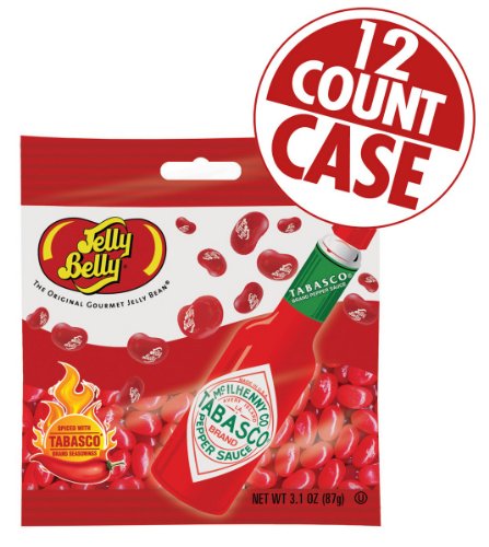 Jelly Belly Tabasco (12) 3.1oz Bags logo