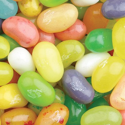 Jelly Belly Tropical Mix Beans: 5lb Case logo