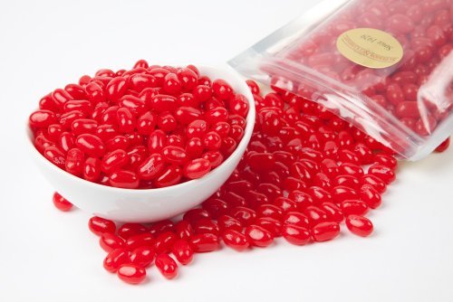 Jelly Belly Very Cherry Jelly Beans (1 Pound Bag) – Red logo