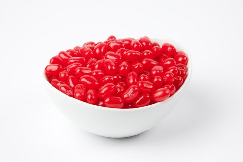 Jelly Belly Very Cherry Jelly Beans (5 Pound Bag) – Red logo