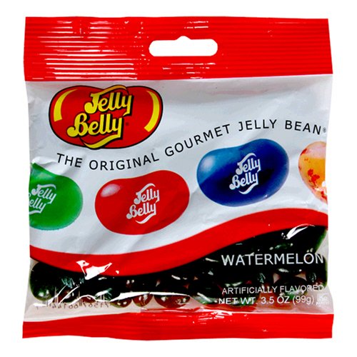 Jelly Belly Watermelon Jelly Beans, 3.5 ounce Bags (Pack of 12) logo