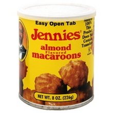 Jennies Almond Flavored Macaroon, 8 Ounce — 12 Per Case. logo