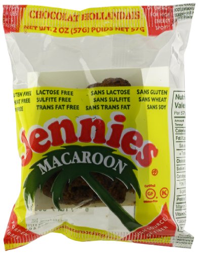 Jennie’s Coconut Macaroons, Chocolate Gluten Free, 2 ounce Packages (Pack of 24) logo