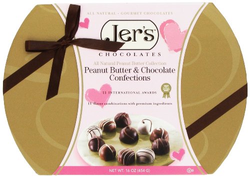 Jer’s Valentine’s Day Chocolate Signature Pink Box One Pound Assorted Gift Box logo