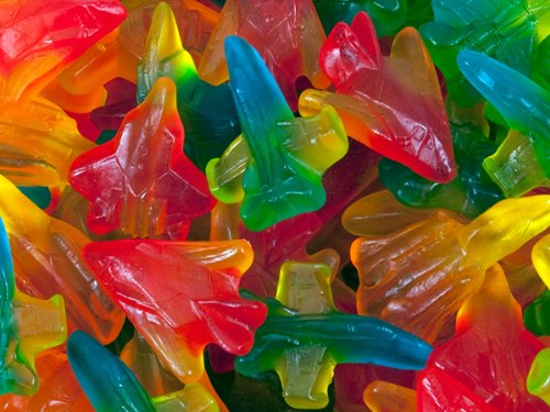 Jet Airplanes Gummi Gummy Candy 1 Pound Bag logo