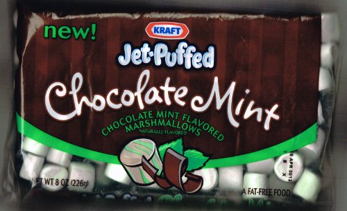 Jet-puffed Chocolate Mint Mini Marshmallows 8 Ounces (2 Bags) logo