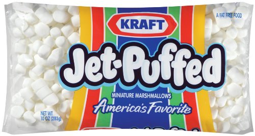 Jet Puffed Mini Marshmallows, 10 Ounce Bags (Pack of 24) logo