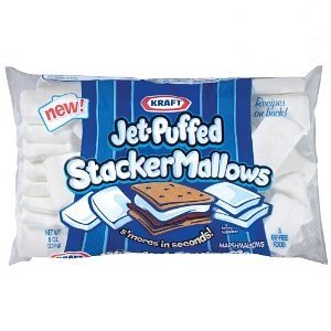 Jet Puffed Stacker Mallows, 8 ounce (Pack of 3) logo