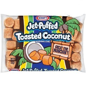 Jet-puffed Toasted Coconut Marshmallows, 8 Oz (Pack of 3) logo