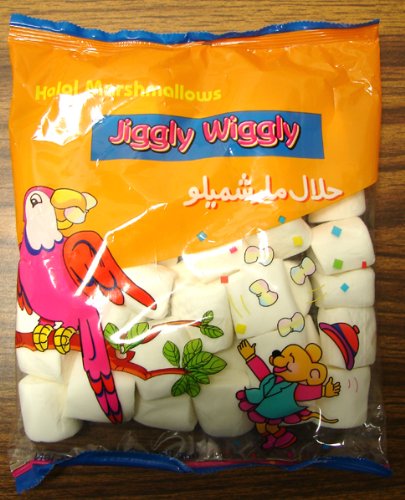 Jiggly Wiggly Halal Marshmallows 8.8 Oz Package logo