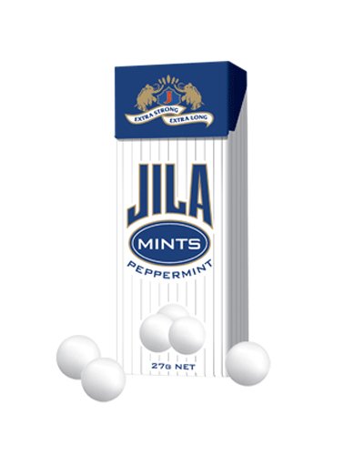 Jila Mints, Peppermint, 0.95 ounce Packages (Pack of 12) logo