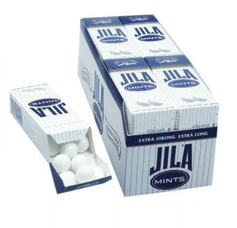 Jila Peppermint Mints, .95 ounce Pack (12 Packs) logo