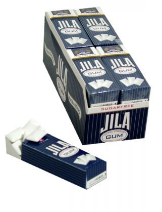 Jila Sugar Free Gum – Peppermint Box, 12 Count logo