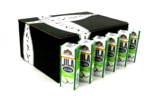 Jila Sugar Free Spearmint Gum, .95oz Packs In A Gift Box (Pack of 6) logo