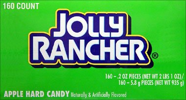 Jolly Rancher Apple 160ct. logo