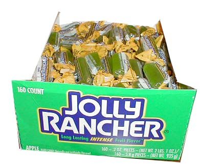 Jolly Rancher Apple Candy 160ct, 2lb. logo