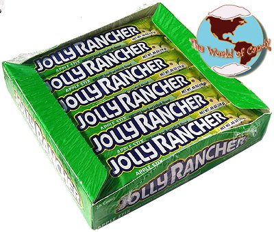 Jolly Rancher Apple Stix Candy (Pack of 36) logo