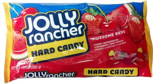 Jolly Rancher Awesome Reds Hard Candy (cherry, Watermelon, Strawberry, Fruit Punch), 13 Oz (Pack of 2) logo