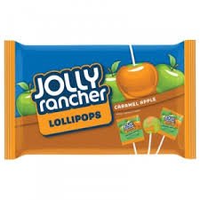 Jolly Rancher Caramel Apple Lollipops 9.1 Oz (Pack of 2) logo