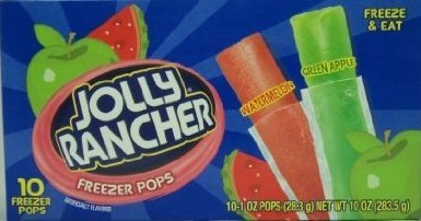 Jolly Rancher Freezer Pops, 10 Bars logo