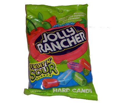 Jolly Rancher Fruit N’ Sour Flavor: 3.8 Oz (107 G) Bag logo