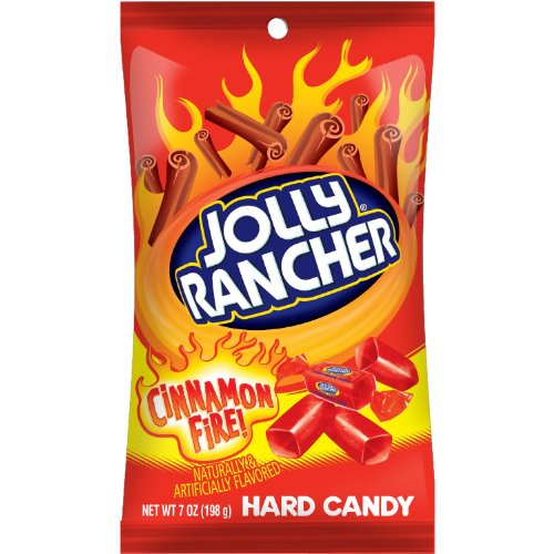 Jolly Rancher Hard Candy, Cinnamon Fire, 7 ounce Bags (Pack of 6) logo