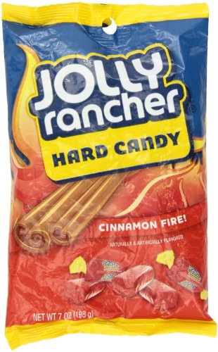 Jolly Rancher Hard Candy Cinnamon Fire Flavor Peg Bag, 7 Oz logo