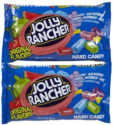 Jolly Rancher Hard Candy Original Flavors Bag, 14 Oz, 2 Ct (quantity Of 4) logo