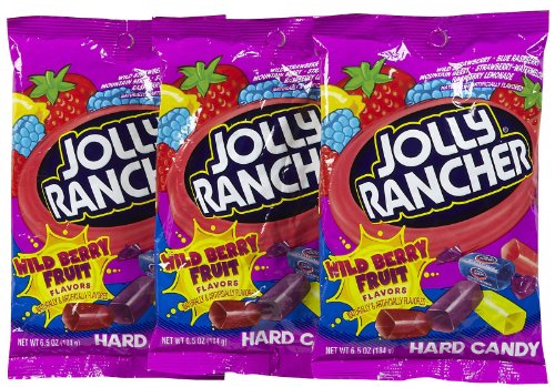 Jolly Rancher Hard Candy Wild Berry Fruit Flavors Peg Bag-6.5 Oz – 3 Pk. logo