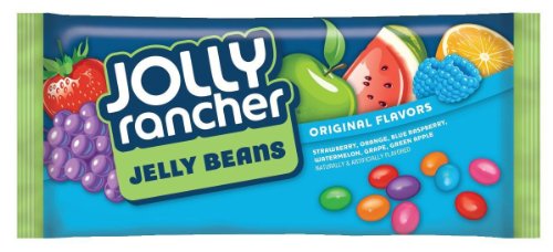 Jolly Rancher Jelly Beans, 14 Oz (Pack of 2) Strawberry, Orange, Blue Raspberry, Watermelon, Grape, Green Apple logo