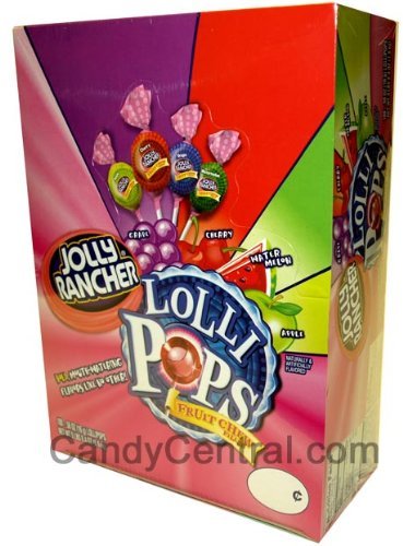 Jolly Rancher Lollipops Fruit Chew Filled (100 Ct) logo