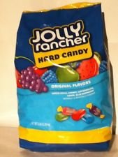 Jolly Rancher Original Candy Apple Blue Raspberry Grape Cherry Watermelon Bites 10 Oz Pouch logo