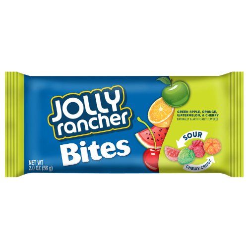 Jolly Rancher Screaming Sours Soft & Chewy Candy, 2 ounce Packages (Pack of 48) logo